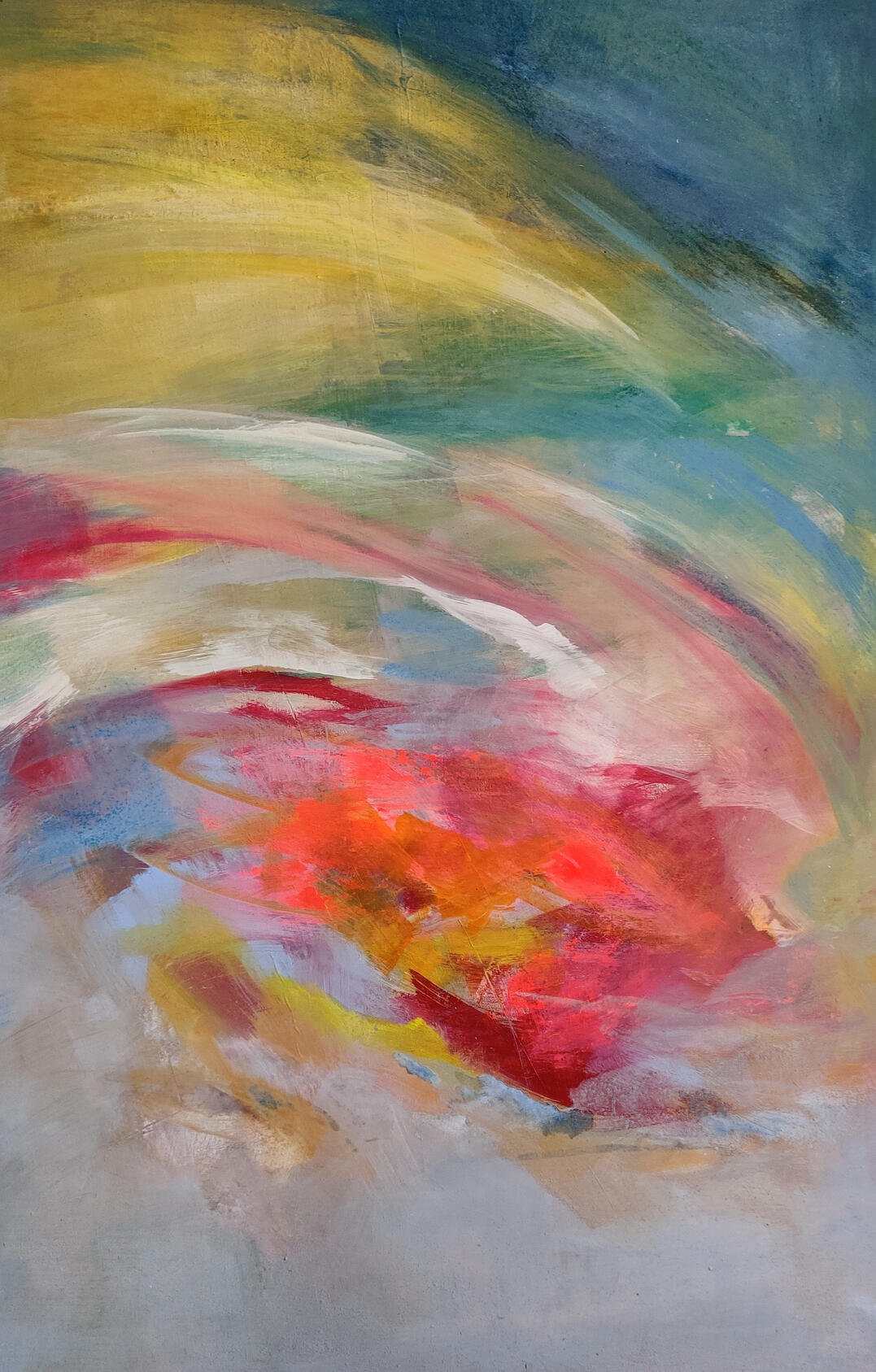 Mit Schwung 2, 50x70cm